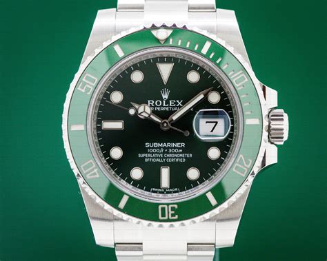 rolex green submariner ceramic sale